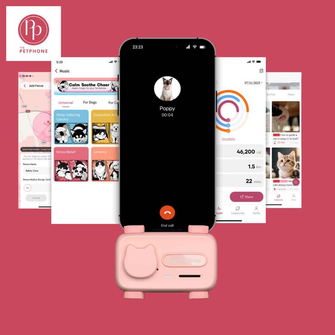 PetPhone Live GPS Tracker + Two Way Calling for Dogs and Cats - The PetPhone